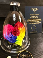  Diamond Heart  By Endura Roses 100% Natural Preserved Last Upto Lifetime
