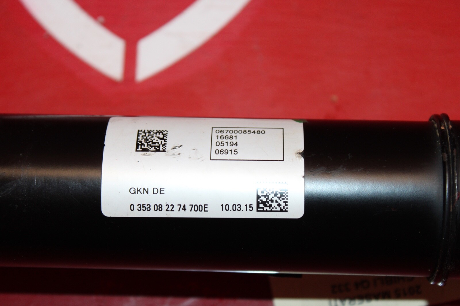 2014-2019 MASERATI GHIBLI M157 OEM AWD FRONT AXLE SECONDARY PROP DRIVE SHAFT