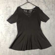 Lane Bryant Stretchy Black Short Sleeve Knee length Dress Sz 18/20 Preowned GUC