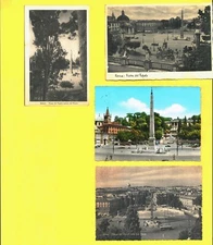 Rome - Piazza del Popolo - 8 travel postcards