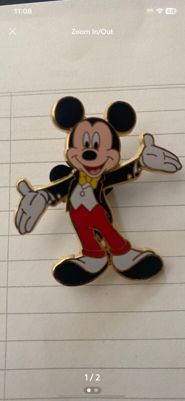 Mickey Mouse Original Pin