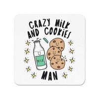 VerrüCkte Milch Und Kekse Mann Stars KüHlschrankmagnet Lustig Spass Essen Schoko