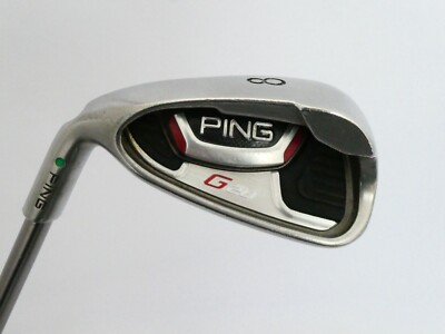 Ping G20 # 8 Eisen Linkshänder - TFC169i Soft Regular Graphit - Green Dot ~GEBRAUCHT~