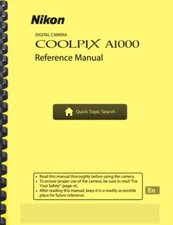 Nikon Coolpix A1000 Digital Camera USER'S REFERENCE MANUAL