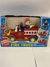 UPC 045782087085 product image for RARE ILLCO DISNEY MICKEY MOUSE DONALD DUCK FIRE TRUCK Battery Op Bubbles | upcitemdb.com