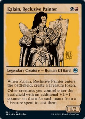 MTG KALAIN, RECCLUSIVE PAINTER EXC - KALAIN, SOLITARIA MALERIN - AFR X EN