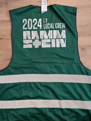 Rammstein Weste '' LX Local Crew'' Tour 2024 grün