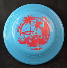 WHAM-O Blue Malibu Beach Flyer 100g Frisbee 2015 100 grams