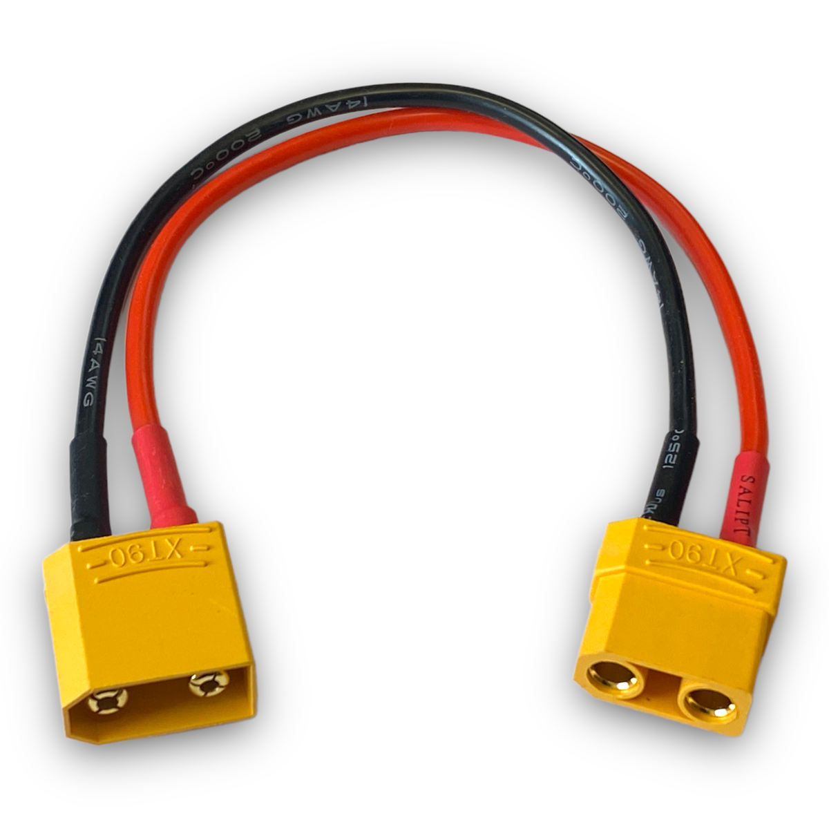 1 Stück XT90 Verlängerung Kabel 20cm 14AWG Stecker Male Female Lipo Akku RC