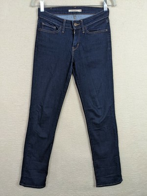 Levi's Dark Blue 714 Straight Women's Jeans Size 27 | eBay