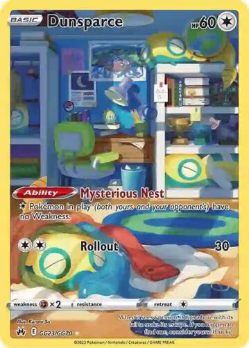 Dunsparce - GG23/GG70 - Galarian Gallery - Crown Zenith - Pokemon - NM/M - Picture 1 of 1