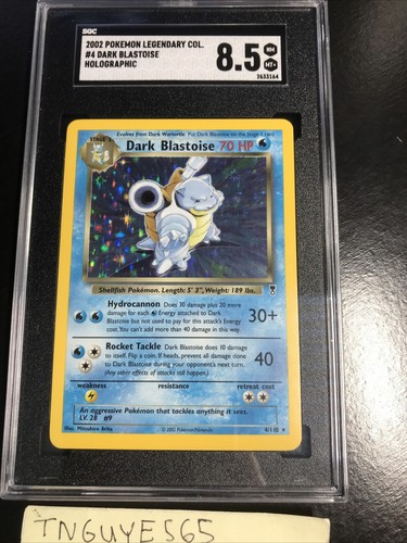 Dark Blastoise graded SGC 8.5 for sale on eBay