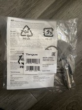 Targus ASP71GLX-25S DEFCON Compact Serialized Combo Cable Lock - Black