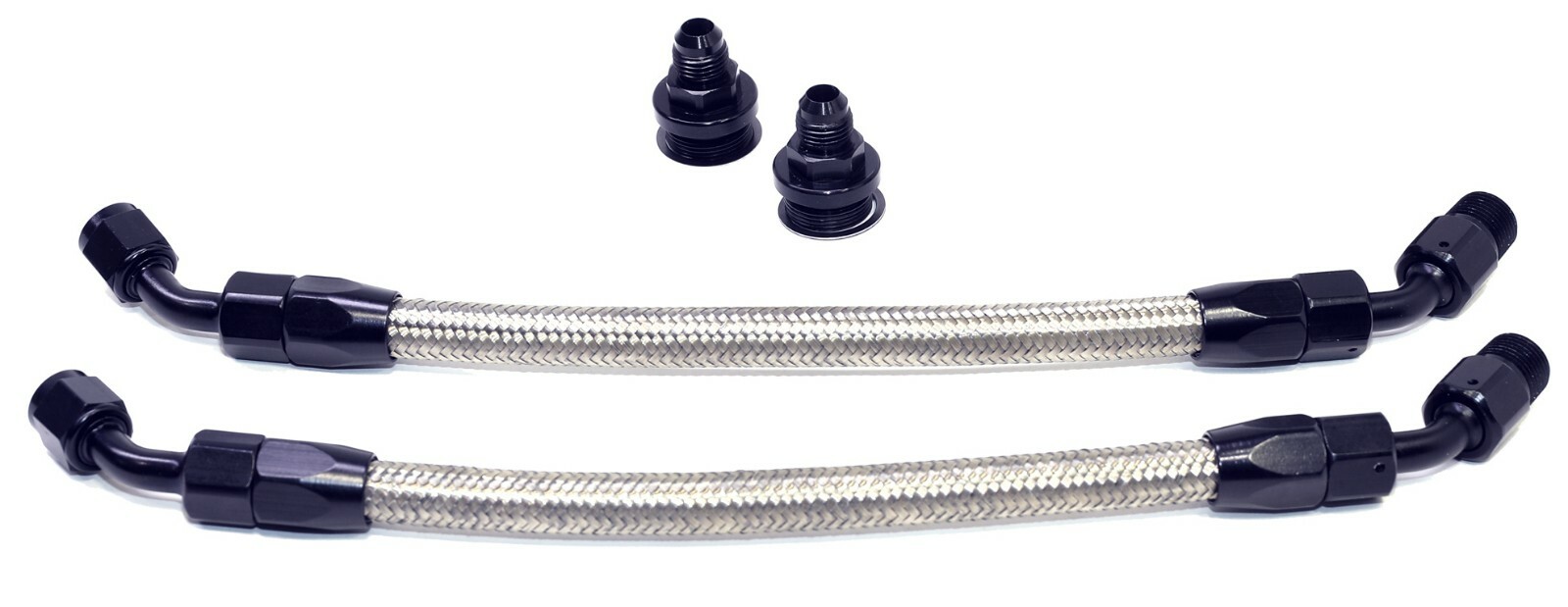 Braided Line Kit for Holley or Mallory Fuel Pressure Regulators 3/8