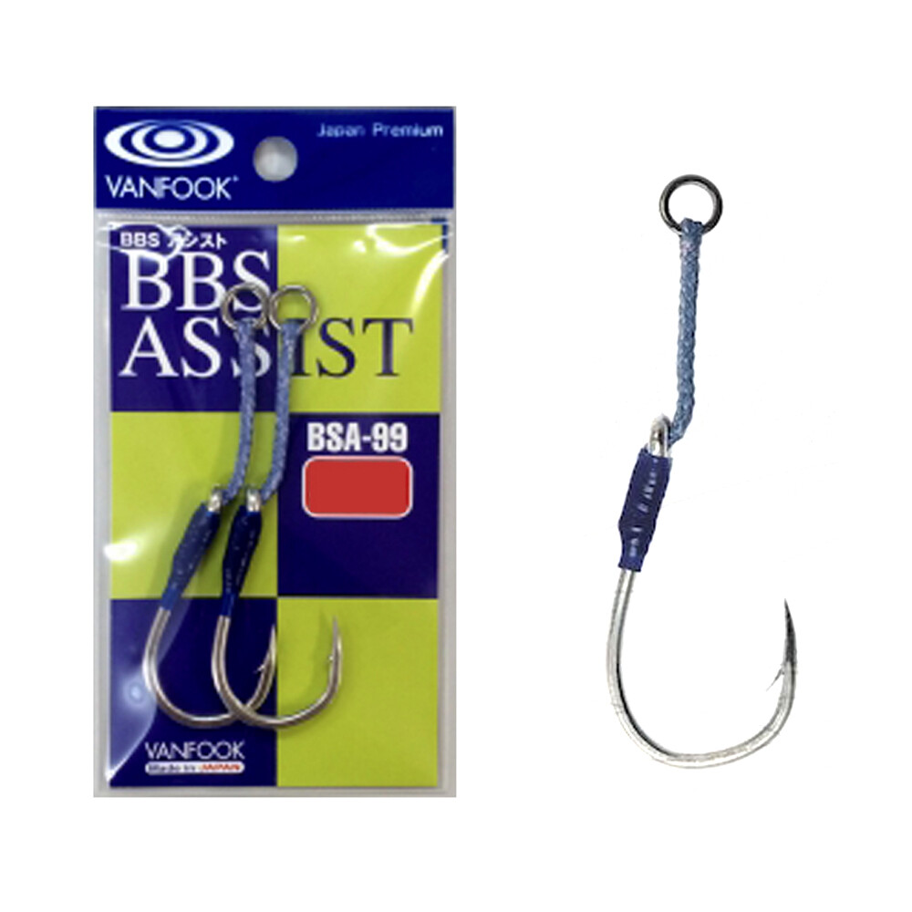 JAPAN VANFOOK BSA-99 BBS Assist Single Hook Jig Jigging Big Game