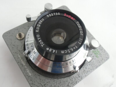 Super Topcor 65mm /f 7.0 lens, Seiko shutter & Horseman lensboard