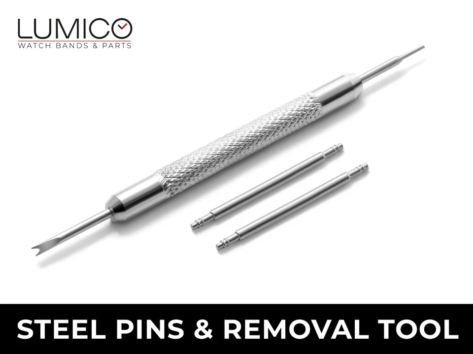 Para reloj diesel blanco con correa de cuero genuino hebilla/cierre para hombre 22 mm Foto 2 de 4