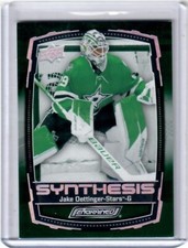 2023-24 Engrained Jake Oettinger Synthesis Insert Card Dallas Stars