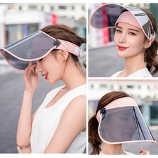 Face Shield Hat Adjustable Sun Hat UV Protection For Tennis