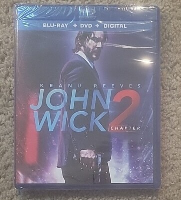 John Wick: Chapter 2 (Blu-ray DVD Digital, 2017) Keanu Reeves
