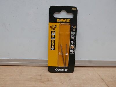 DEWALT DT5035 EXTREME 2ER-PACK 1,5 mm HSS-G METALLBOHRER