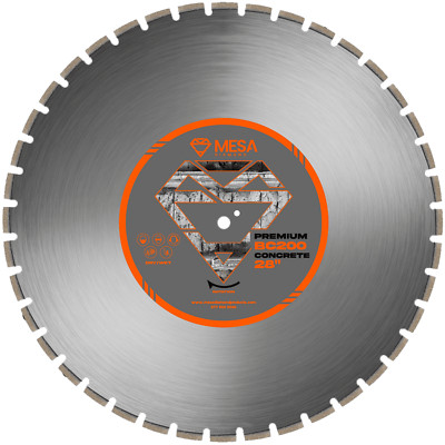 28 in /700mm Reinforced Concrete Diamond Saw Blade Brick Block MESA DIAMOND  PRO