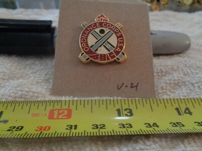 Ordnance Corps V-21 Unit Crest, DI, DUI (DRAW#E9)