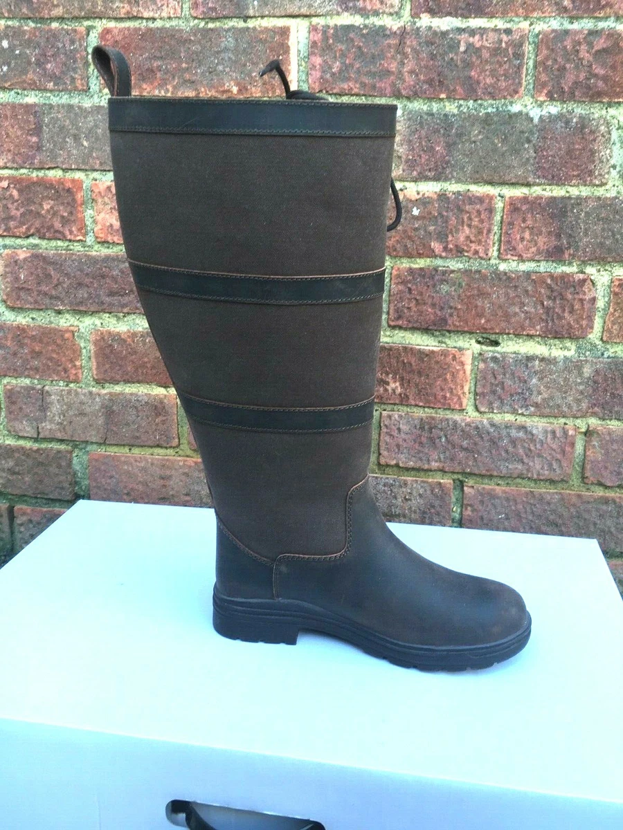 NEW PoleStar London Leather Riding Country Boots Footwear XX Wide