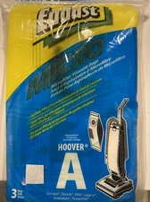 Endust Micro Microfilter Hoover Type A Vacuum Cleaner Bags Pack Of 3 NIP 20990