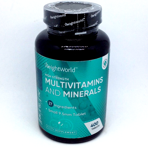 Complexe Multivitamines Et Minéraux Vitabright - 400 Comprimés - Date De Péremption 12/2026