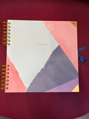 Wilko 20 Page Spiral Bound Scrapbook Project Book - 250gsm