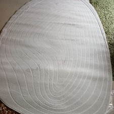 Ragolle pebble rug. sculpted geo print Size 160x230cms app Made in Belgium. BNWT
