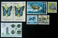 Kenia Michel 5, 24, 28, 100, 423 gestempelt
