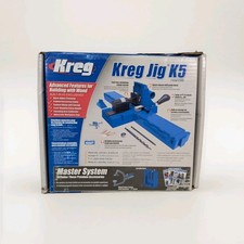 Kreg K5MS K5 Pocket-Hole Jig Master System Complete Woodworking Kit NEW