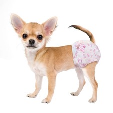 Disposable Dog Diapers Female, Super Absorbent Doggie Diaper, Rapid-Dry Gel T...