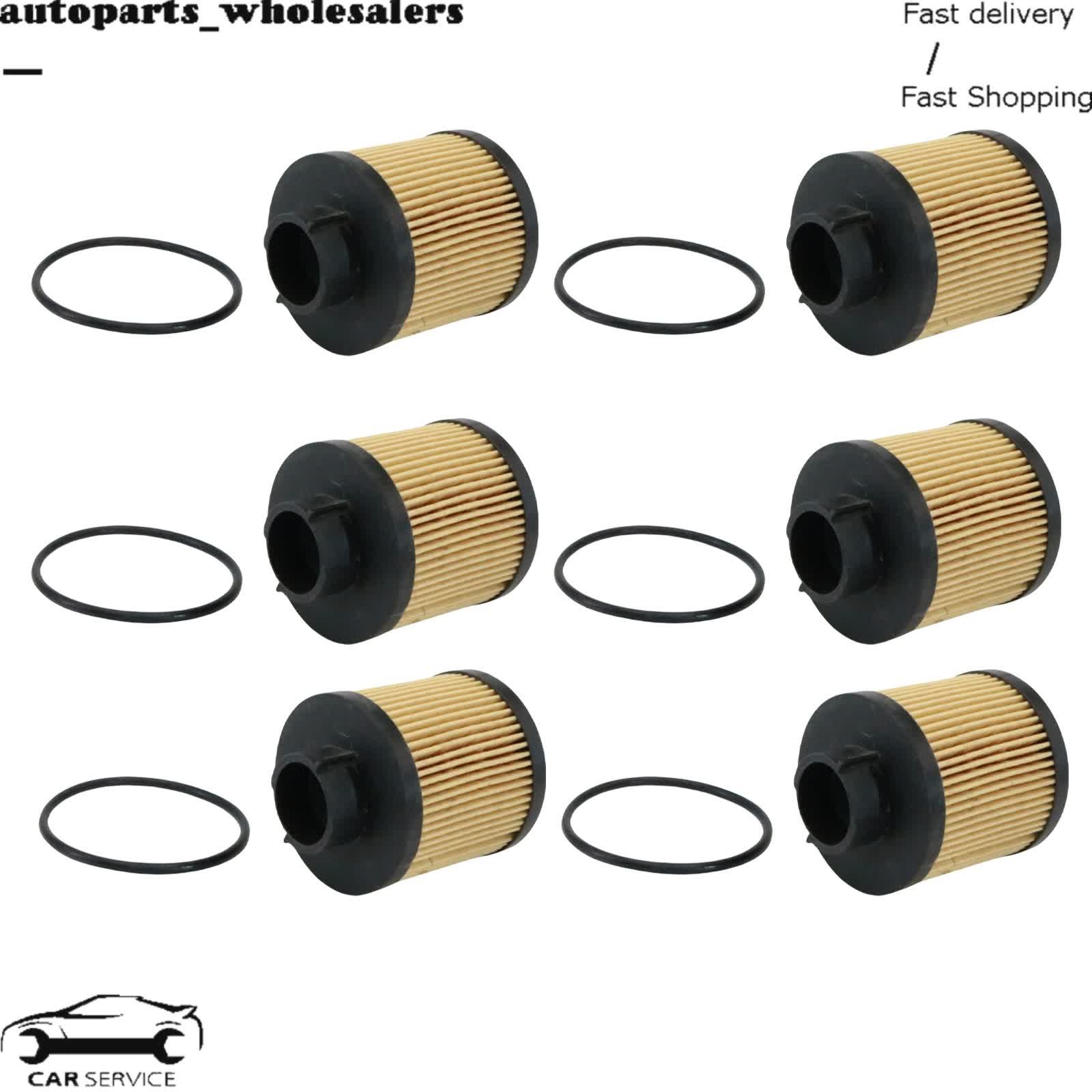6Pcs For 2004-2008 Lamborghini Gallardo New Oil Filter 07L115561C