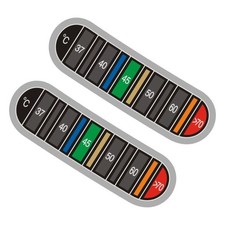 Water Bottle Thermometers Strips Color Temperature Display Sticker for Milk Jugs
