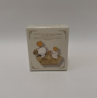 FINAL FANTASY XIV Moogle Metall Pin Anstecker Ständer Neu Versiegelt...