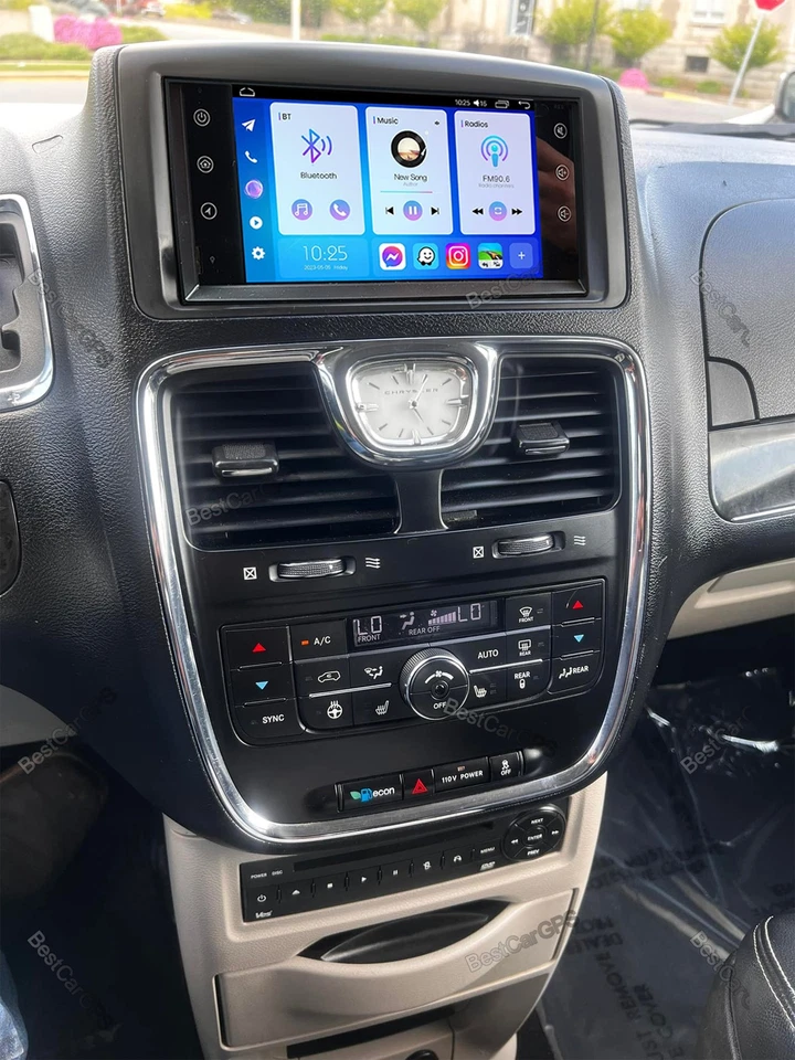 7" For 2011-2016 Chrysler Town & Country Android 13 Carplay Car Stereo Radio GPS - Изображение 2 из 4