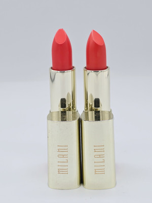 Milani Color Statement Matte Lipstick Color #75 Matte Luxe Red Orange QTY:2