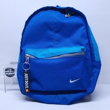 Nike Just Do It Mini Backpack - Bag Rucksack Blue School Gym Zip - Straps   