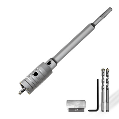 Concrete Hole Saw 1-3/8'' (35Mm) with 220Mm SDS plus Shank Connecting Rod, Carbid