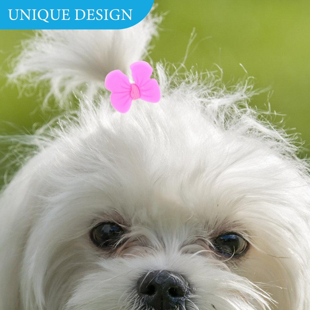 10 Accessori per Cani Femmina con Fiocco in Gomma foto 4