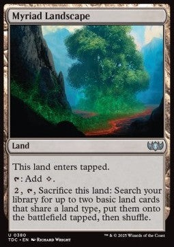 Magic/MTG Myriad Landscape TDC-380 Uncommon Englisch Neu