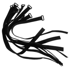10Pcs Hook Loop Strap Roll Self Adhesive Cable Management Strap Soccer Net Tie