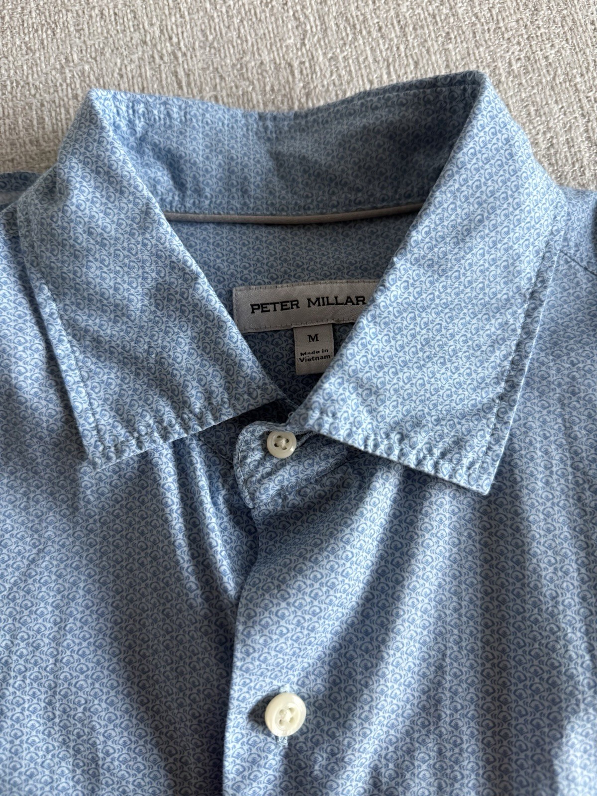 Peter Millar Short Sleeve Button Downs Medium - image 4
