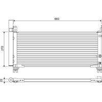 Valeo 822664 Kondensator Klimaanlage FüR Lexus GS RC L1 C1