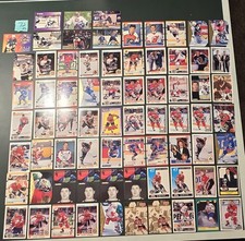 72 card Star Hockey player lot, Roy, Messier, Roenick, Belfour, Sakic