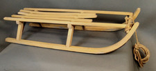 Davos Style Wooden Sled/Toboggan - Metal Runners/Wood Frame GO/JE