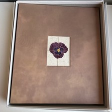Hallmark Vintage Photo Album Purple Flower PHA7026 NEW IN BOX